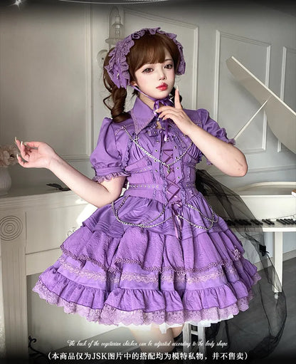 Women's Harajuku Gothic Chain JSK Dress