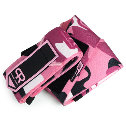 PR Heavy Duty Premium Elbow Wraps Personal Record Camouflage Mosaic Elbow Straps Weightlifting Deadlift Fitness Elbow Support