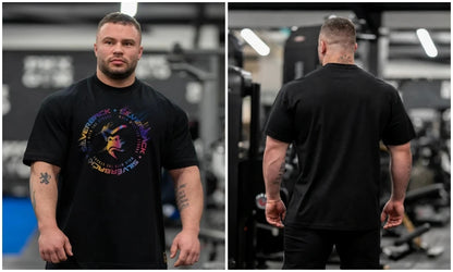 SILVERBACK Muscle Fitness T-shirt Summer Men's Athleisure Workout short sleeve Shirts cotton Fitness Tee Gym Sports Shirt Tops