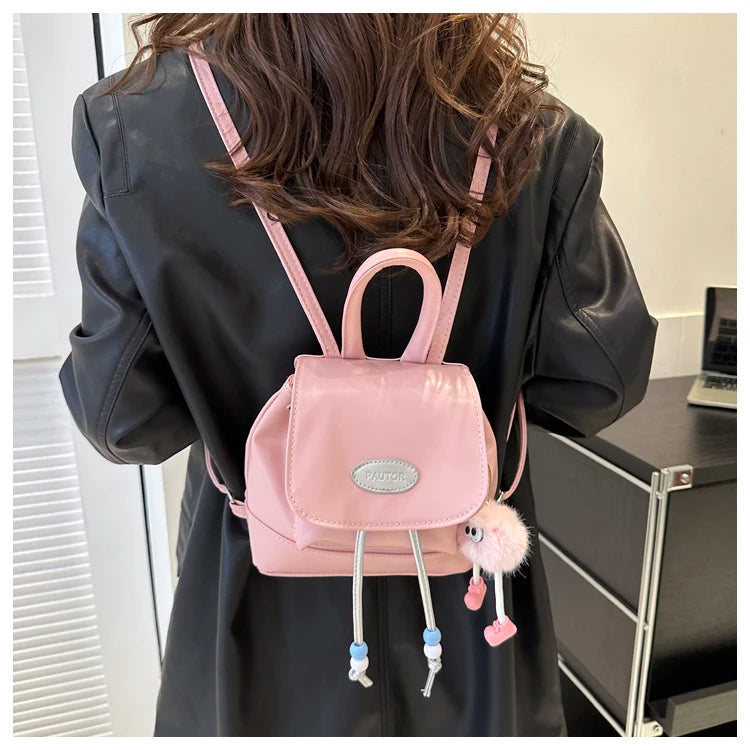 Faionable Retro Commuter Bapa 2023 New Sle Casual Versatile Korean Version Single oulder Bag Soft PU Magnetic Bul...