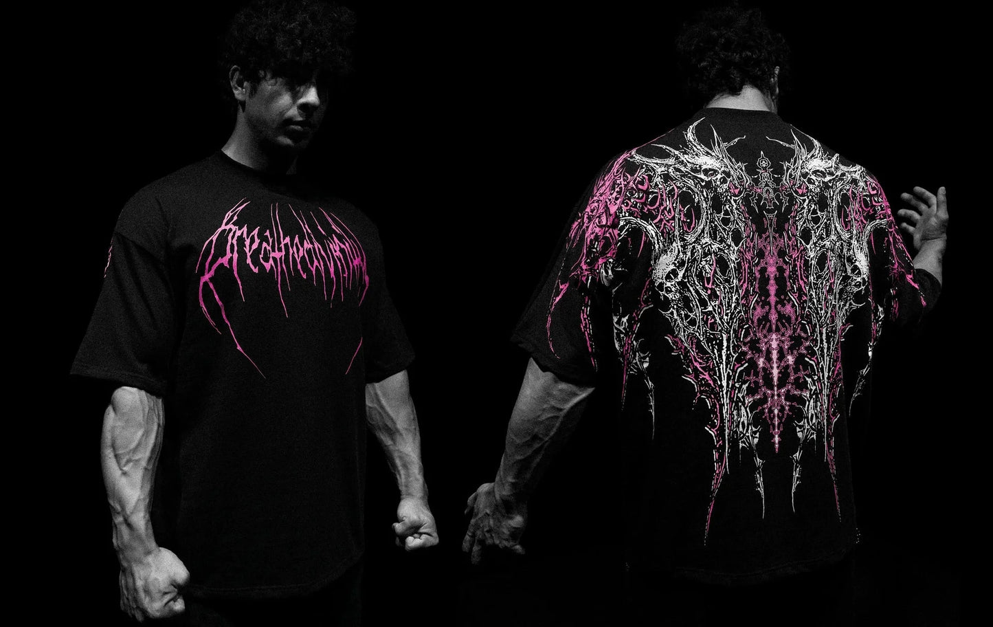 Breathedivinity American-style loose-fitting fitness cotton t-shirt
