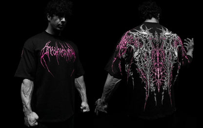 Breathedivinity American-style loose-fitting fitness cotton t-shirt