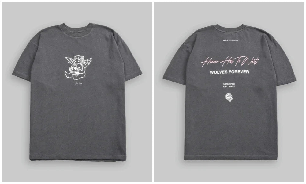 Women's Wolf Graphic Cotton Training T-Shirt
