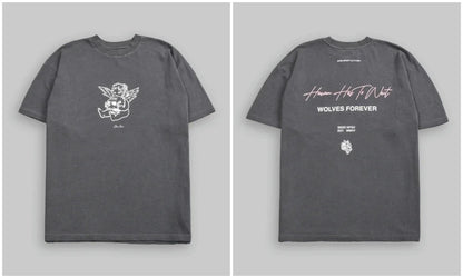 Women's Wolf Graphic Cotton Training T-Shirt
