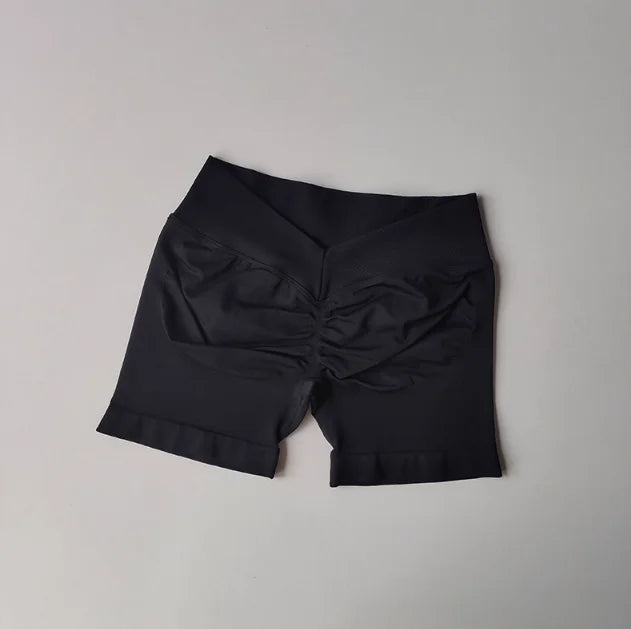 APEX RITUAL ウィメンズ シームレス トレーニングショーツ – Vウエストコンプレッション