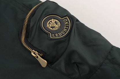 Men's Winter Warm, Hooded Jacket with Raw Edge, Lined Aviator Jacket, Embroidered Badge Design, Windproof and Waterproof Jacket