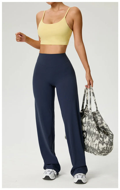 Women's Workout Wide-Leg High-Waist Leggings
