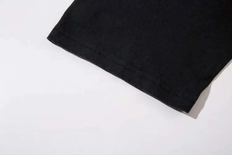 HKSH Summer New Trendy Dark Color Contrast O-Neck Short Sleeve T-shirts Men's Tide High Street Half Length Tees Tie-dyed HK0989