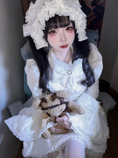 Women's Harajuku Gothic Lolita Mini Dress