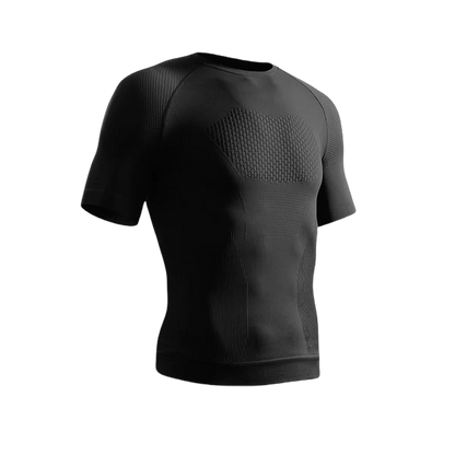 Summer Men Short Sleeve T-Shirt Breathable Compression Gym Running T Shirt Man Casual Tops Seamless Fitness Shirts Man Clothing