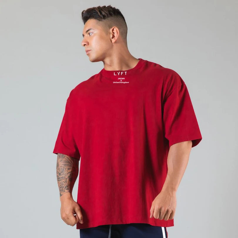 Apex Ritual – 日本とイギリスのコットンジムランニングTシャツ – 半袖ワークアウトトレーニングTシャツ