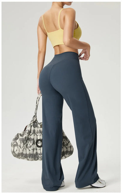 Women's Workout Wide-Leg High-Waist Leggings