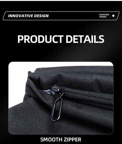 MOYYI Design Large Laptop Messenger Bag for Men Waterproof Travel Crossbody Shoulder Bag Reflective Cycling College School Bag