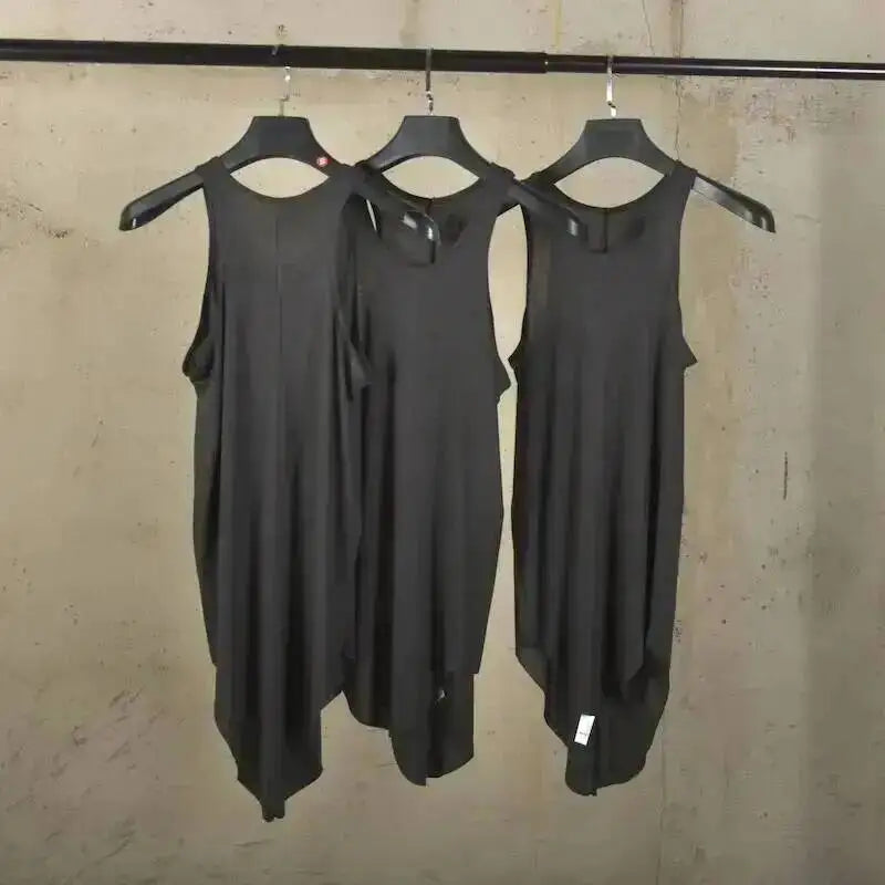 HKSH RO 2025 Summer New Man Dark Tide Chic Tank Top Ultra-thin Transparent Sleeveless Sweatshirt Wool Fashion Vest Trendy HK4911