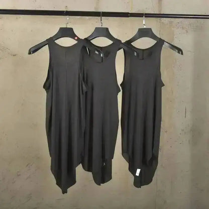 HKSH RO 2025 Summer New Man Dark Tide Chic Tank Top Ultra-thin Transparent Sleeveless Sweatshirt Wool Fashion Vest Trendy HK4911