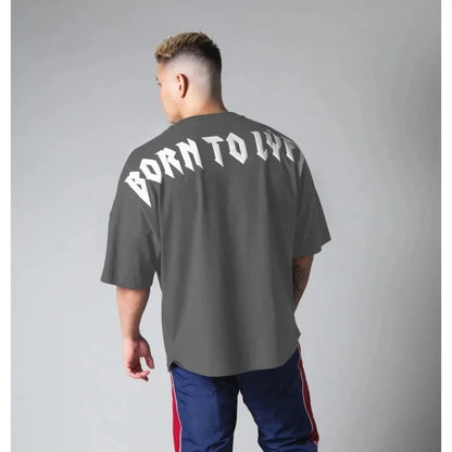 Apex Ritual – メンズ ゆったりフィット サマー スポーツ Tシャツ – フィットネス バスケットボール 半袖 韓国スタイル