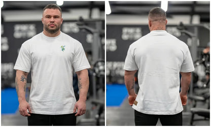 SILVERBACK Muscle Fitness T-shirt Summer Men's Athleisure Workout short sleeve Shirts cotton Fitness Tee Gym Sports Shirt Tops