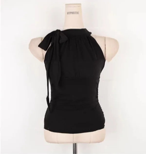 Women's Knit Strap Crop Tank Top