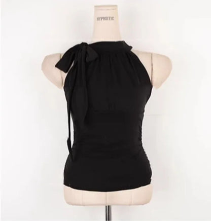 Women's Knit Strap Crop Tank Top