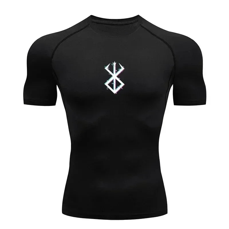 Apex Ritual Men's Compression Shirt – Quick-Dry Rash Guard Training Top