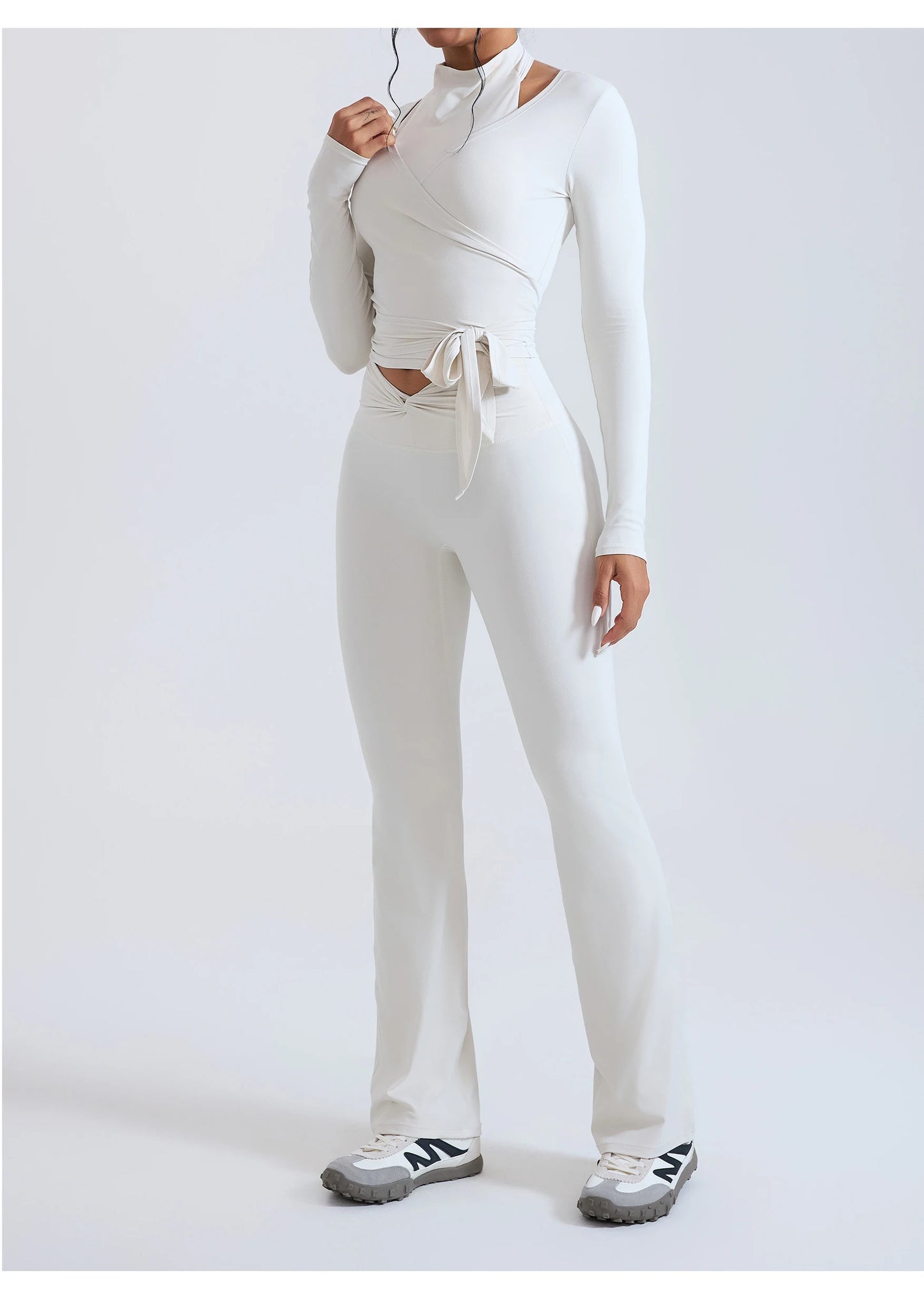 Apex Ritual – 新型ヨガ長袖ジムシャツ – スポーツトップ フィットネス アウトドア ランニング (Mujer)