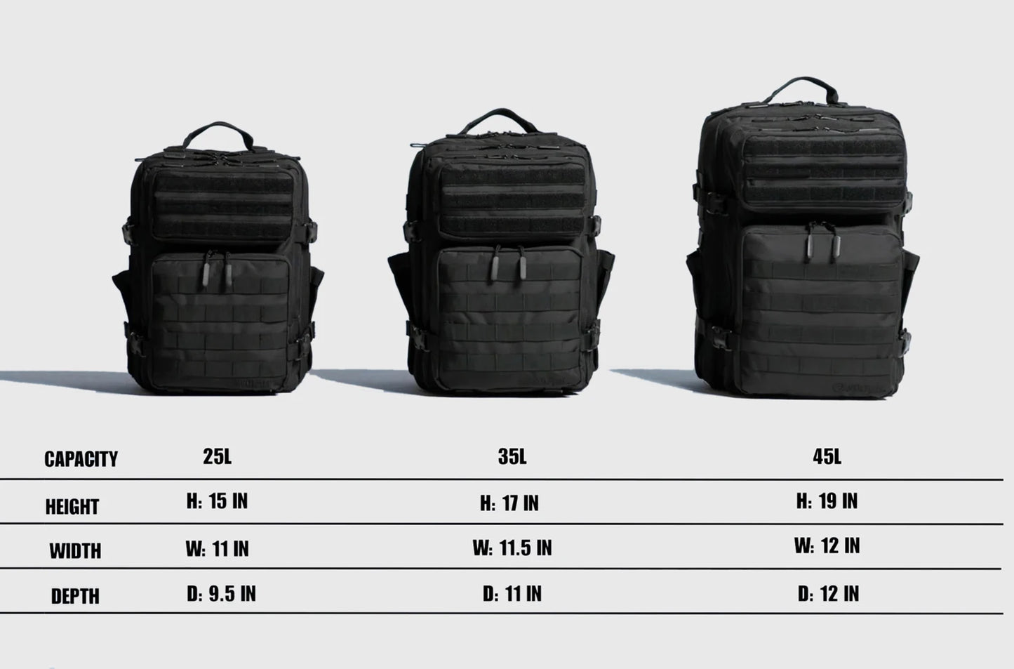 Apex Ritual 45L Tactical Backpack – Waterproof Sports, Travel & Hiking Rucksack
