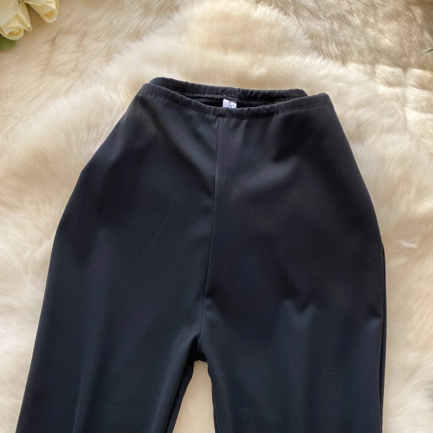 SINGREINY American Ins Hotsweet Pants Women High Waist Mesh Splice Lace Design Fashion Streetwear Skinny Flared Long Pants