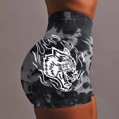 DARC SPORT Seamless Three-Piece Seamless High-Waisted Thigh-High Tight Leggings Yoga Pants Peach Butt