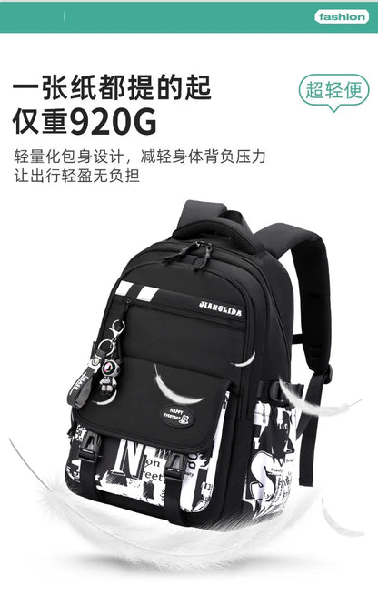 NEW Children School Bags Teenage Boys Kids Backpack Middle High School Students School Backpacks Outdoor Travel Book Bag Mochila