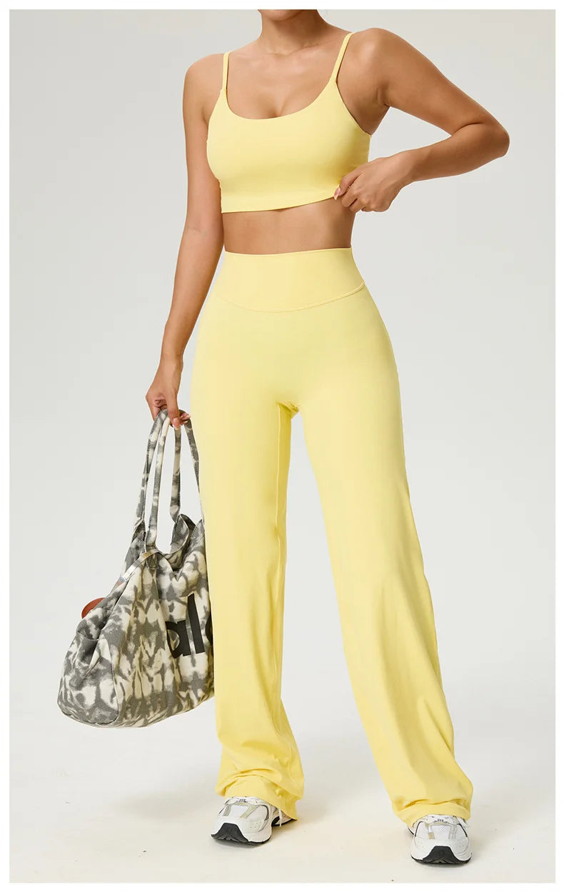 Women's Workout Wide-Leg High-Waist Leggings