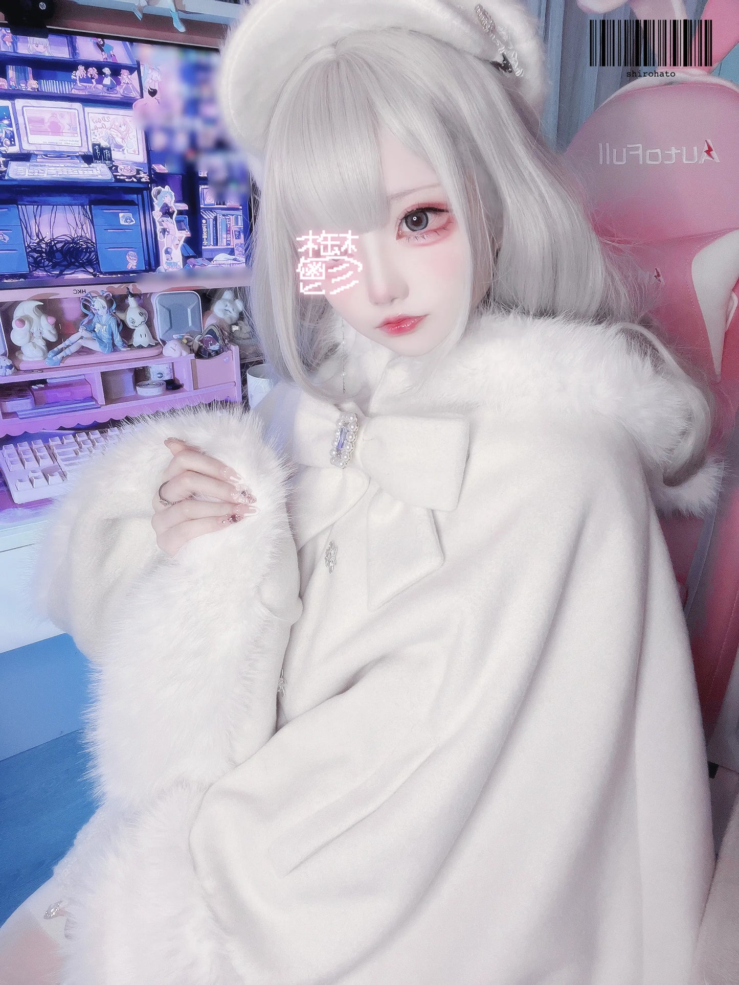 Women's Lolita Cat-Ear Wool Cape
