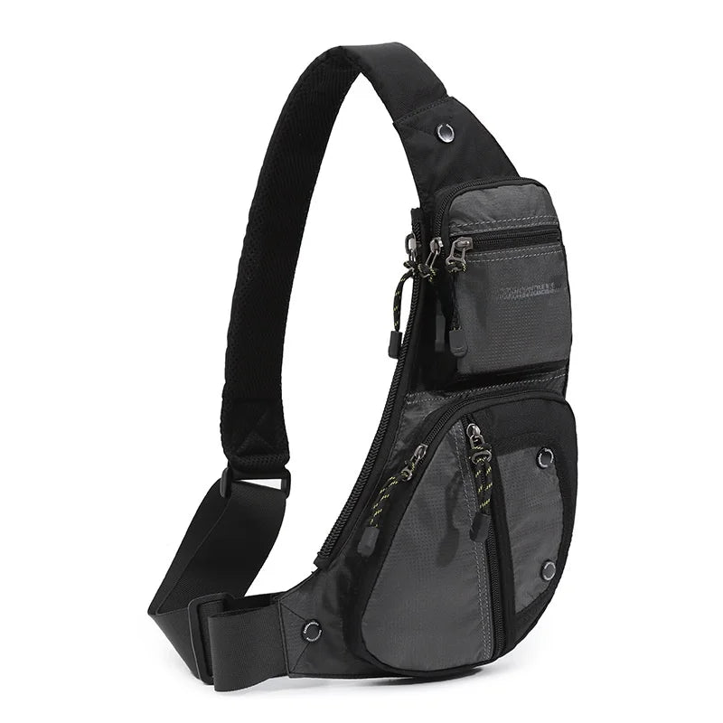 2025 New Men's Oxford Cloth Crossbody Bag Casual Single Shoulder Bag Fashionable Street Style Leisure Chest Bag for Men