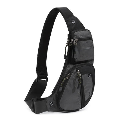 2025 New Men's Oxford Cloth Crossbody Bag Casual Single Shoulder Bag Fashionable Street Style Leisure Chest Bag for Men