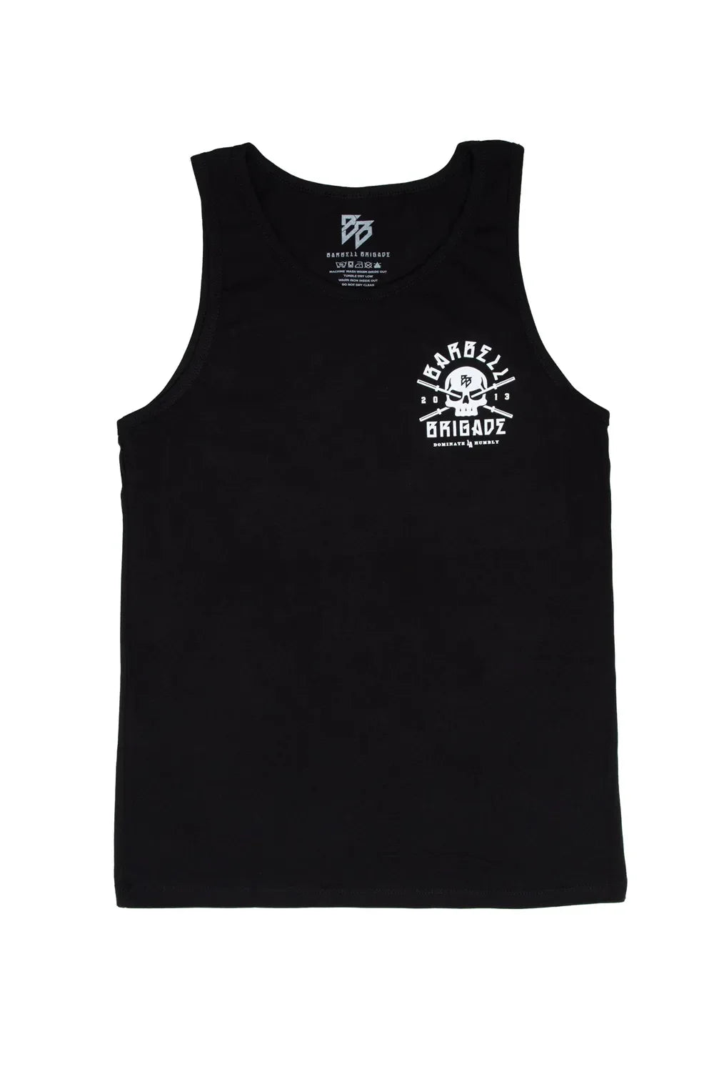 BARBELL Men's Cotton Sleeveless Shirt Skull Bodybuilding Workout Tank Tops Muscle Fitness Sports Shirts Male Gym Stringer Vest