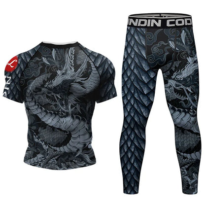 Apex Ritual Jiu-Jitsu Compression Set – Rashguard & MMA Fight Shorts