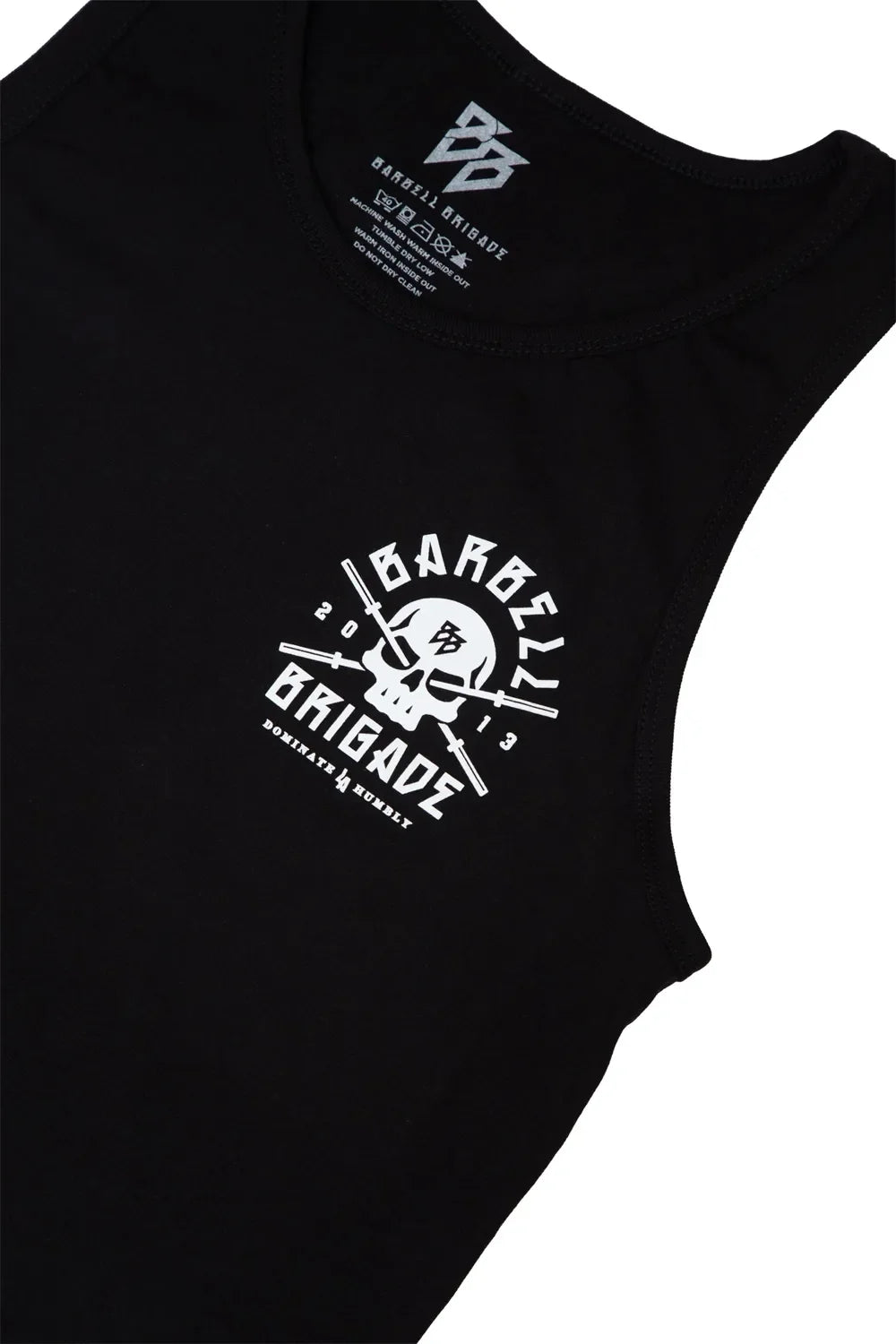 BARBELL Men's Cotton Sleeveless Shirt Skull Bodybuilding Workout Tank Tops Muscle Fitness Sports Shirts Male Gym Stringer Vest