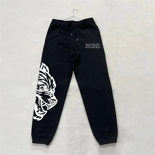 DARC SPORT ankle-length sweatpants, American-style fleece pants, fall/winter fitness training pants, men's and women's matching