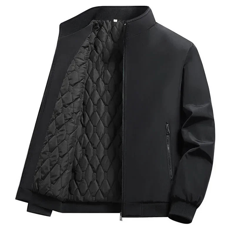 Men Windbreaker Streetwear Winter Fleece Jackets Plus Size 6XL 7XL 8XL Thicken Warm Varsity Jacket Coat For Men Parkas Overcoats