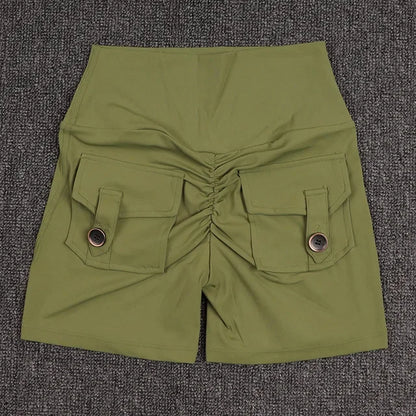 Women's Workout Slim Fit High-Waist Shorts
