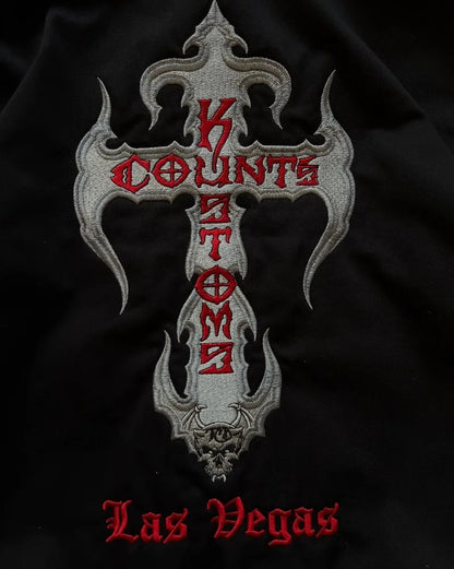 Apex Ritual – Y2K原宿ヴィンテージレター刺繍ジャケットレディース – ゴシックヒップホップカジュアルコート
