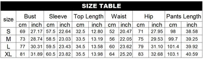 Women's Workout Wide-Leg Slim Fit Two-Piece Set