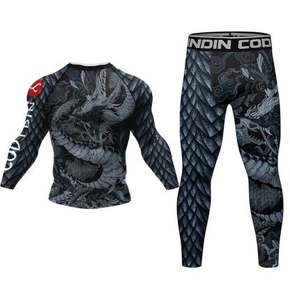 Apex Ritual Jiu-Jitsu Compression Set – Rashguard & MMA Fight Shorts