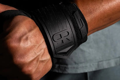 Apex Ritual – Fitness Wristbands Straps – Gym Powerlifting Wrist Brace Weightlifting Protector (1 Pair)