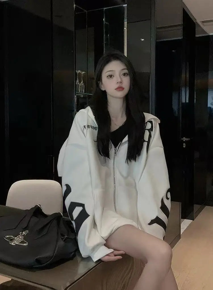 This year's new autumn and winter tide brand letter fashion hooded couple - APEX RITUAL women's hoodies & sweatshirts