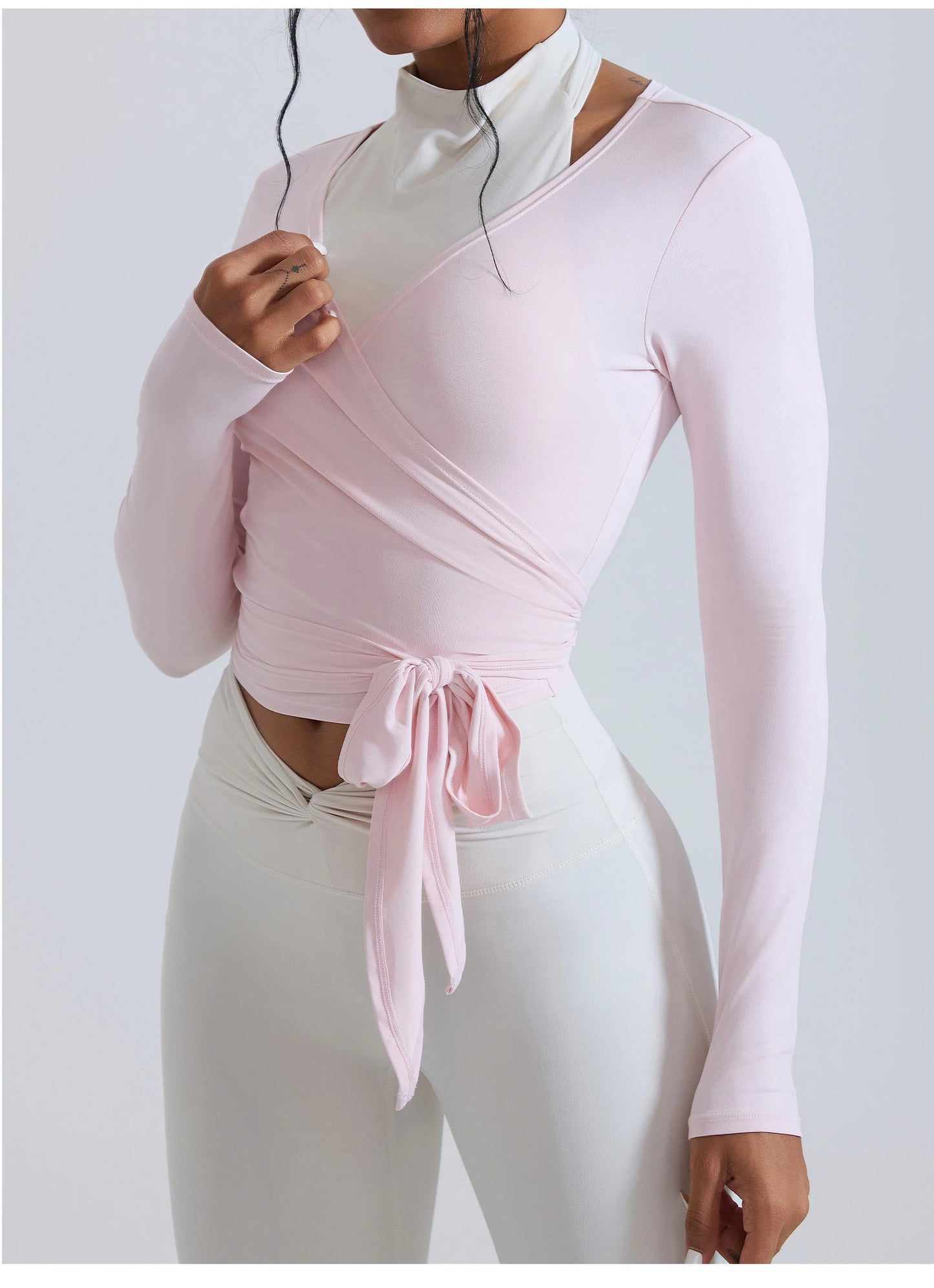 Apex Ritual – 新型ヨガ長袖ジムシャツ – スポーツトップ フィットネス アウトドア ランニング (Mujer)