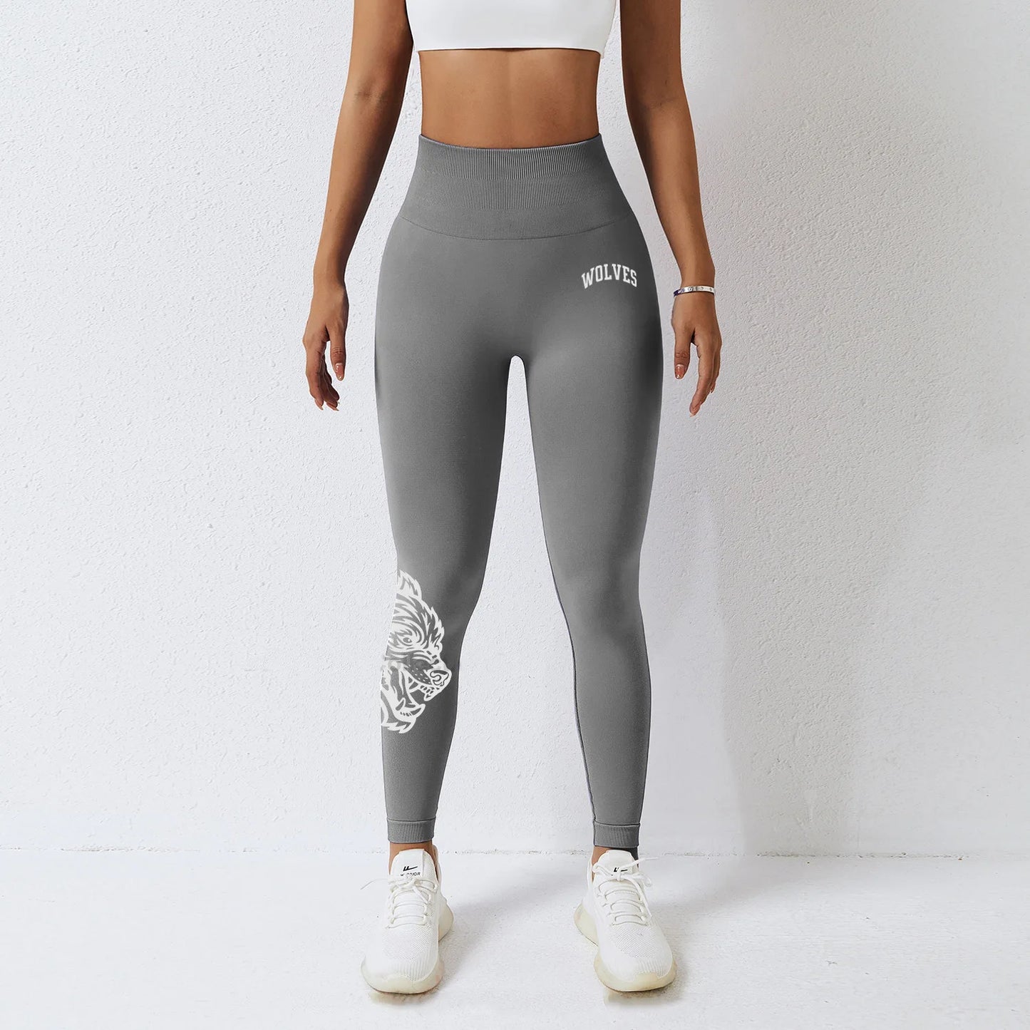 Darcsport Fitness Yoga Pants - Seamless Thigh Lift High-Waist High-Polish Fitness Pants for Women with Good Elasticity