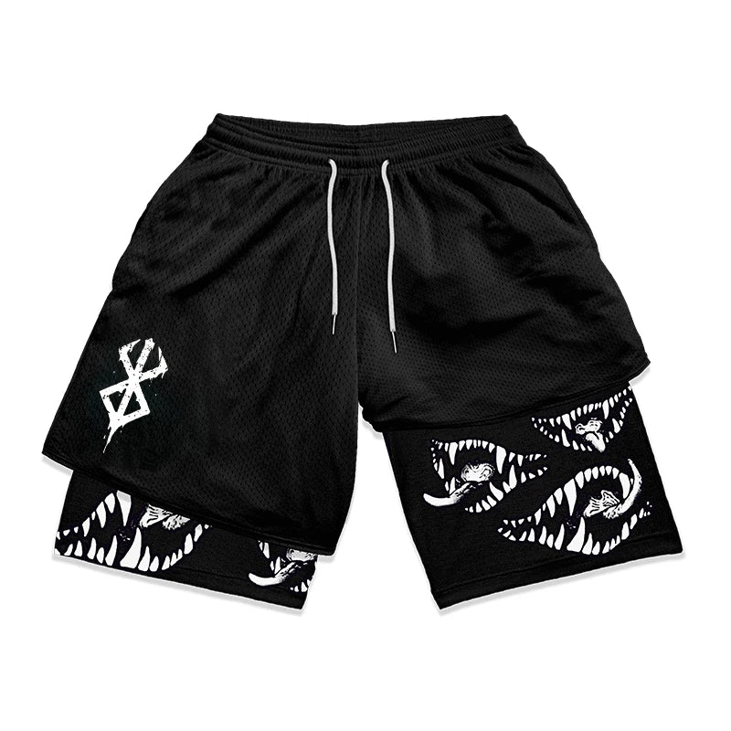 Apex Ritual – Men's 2-in-1 Training Shorts – Quick-Dry Double-Layered Gym Running Shorts