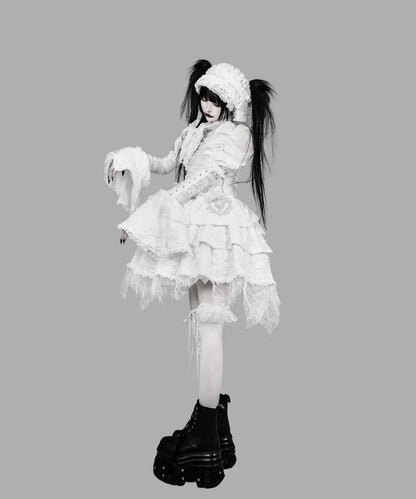 Women's Harajuku Gothic Lolita Mini Dress