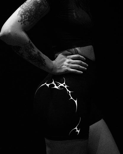 Breathedivinity Women's high-elastic buttock-toning fitness exercise yoga shorts