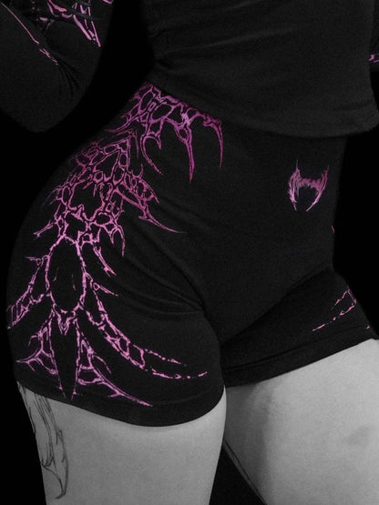 Breathedivinity Lady Fitness Shorts for Yoga Training - High-waisted, Stretchy, and Lightweight Shorts